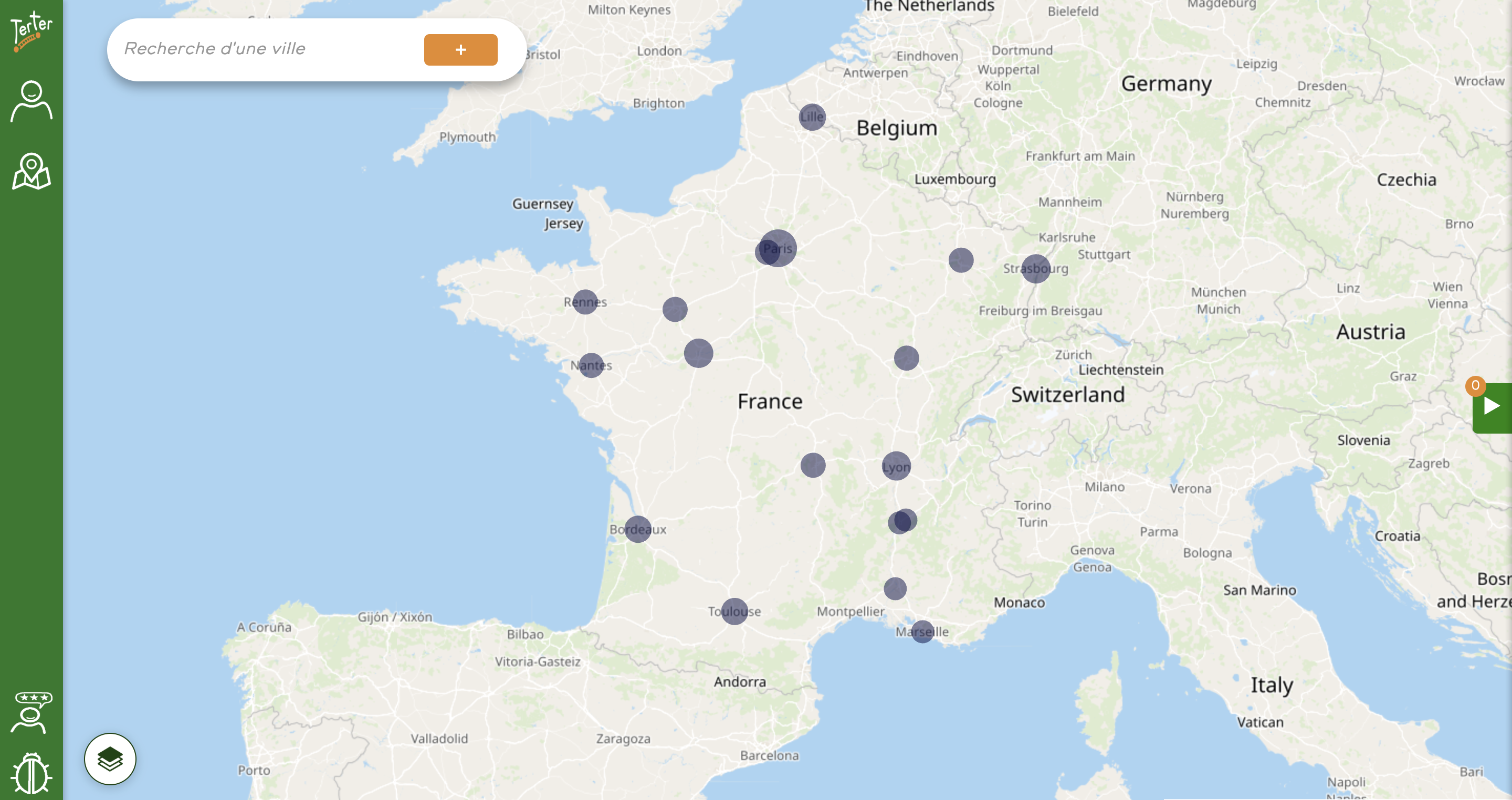 Carte intercative Terter